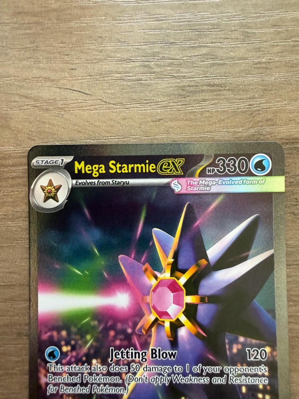 Mega Starmie ex 118/088 Me03: Perfect Order Holo Pokemon NM - Picture 6 of 8